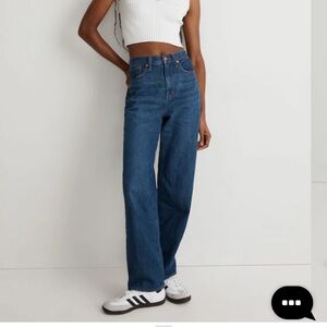 Madewell Baggy Straight Jeans